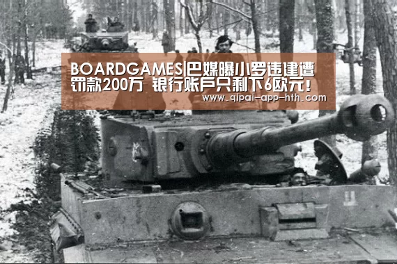BOARDGAMES|巴媒曝小罗违建遭罚款200万 银行账户只剩下6欧元!(图2) 华体会官网